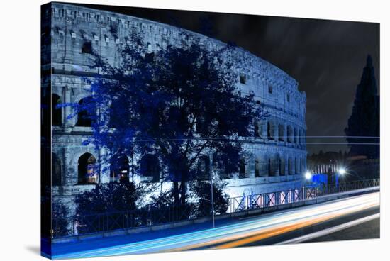 Dolce Vita Rome Collection - Colosseum Blue Night-Philippe Hugonnard-Stretched Canvas