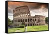 Dolce Vita Rome Collection - Colosseum of Rome II-Philippe Hugonnard-Framed Stretched Canvas