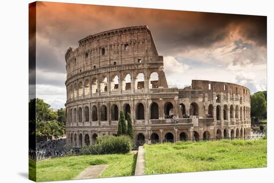 Dolce Vita Rome Collection - Colosseum of Rome II-Philippe Hugonnard-Stretched Canvas