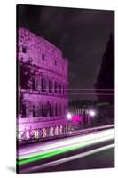 Dolce Vita Rome Collection - Colosseum Pink Night II-Philippe Hugonnard-Stretched Canvas