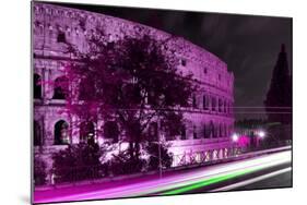 Dolce Vita Rome Collection - Colosseum Pink Night-Philippe Hugonnard-Mounted Photographic Print