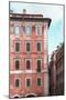 Dolce Vita Rome Collection - Coral Buildings Facade II-Philippe Hugonnard-Mounted Photographic Print