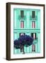 Dolce Vita Rome Collection - Coral Green Building Facade II-Philippe Hugonnard-Framed Photographic Print