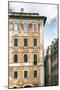 Dolce Vita Rome Collection - Dark Yellow Buildings Facade II-Philippe Hugonnard-Mounted Photographic Print