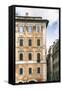 Dolce Vita Rome Collection - Dark Yellow Buildings Facade II-Philippe Hugonnard-Framed Stretched Canvas