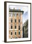 Dolce Vita Rome Collection - Dark Yellow Buildings Facade II-Philippe Hugonnard-Framed Photographic Print