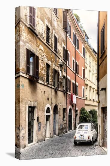 Dolce Vita Rome Collection - Fiat 500 in Rome II-Philippe Hugonnard-Stretched Canvas