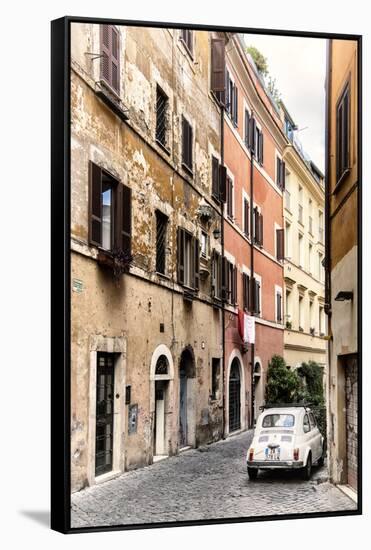 Dolce Vita Rome Collection - Fiat 500 in Rome II-Philippe Hugonnard-Framed Stretched Canvas