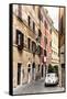 Dolce Vita Rome Collection - Fiat 500 in Rome II-Philippe Hugonnard-Framed Stretched Canvas