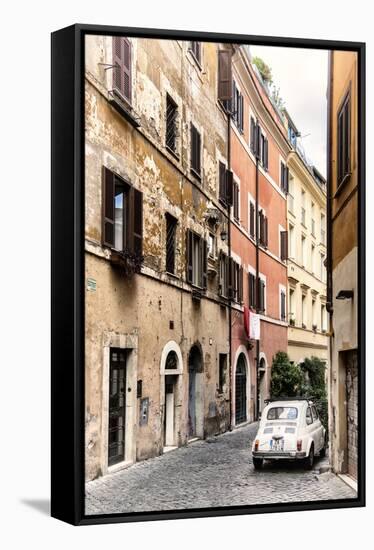 Dolce Vita Rome Collection - Fiat 500 in Rome II-Philippe Hugonnard-Framed Stretched Canvas