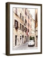 Dolce Vita Rome Collection - Fiat 500 in Rome-Philippe Hugonnard-Framed Photographic Print