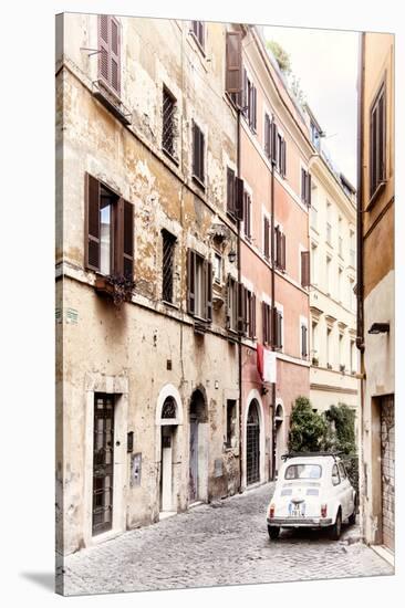 Dolce Vita Rome Collection - Fiat 500 in Rome-Philippe Hugonnard-Stretched Canvas