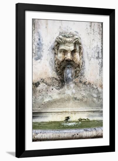 Dolce Vita Rome Collection - Fountain in the Courtyard of the Vatican-Philippe Hugonnard-Framed Photographic Print