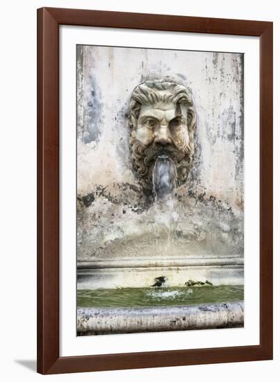 Dolce Vita Rome Collection - Fountain in the Courtyard of the Vatican-Philippe Hugonnard-Framed Photographic Print