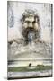 Dolce Vita Rome Collection - Fountain in the Courtyard of the Vatican-Philippe Hugonnard-Mounted Photographic Print