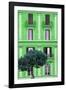 Dolce Vita Rome Collection - Green Building Facade II-Philippe Hugonnard-Framed Photographic Print