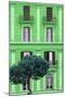 Dolce Vita Rome Collection - Green Building Facade II-Philippe Hugonnard-Mounted Photographic Print