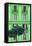 Dolce Vita Rome Collection - Green Building Facade II-Philippe Hugonnard-Framed Stretched Canvas