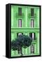 Dolce Vita Rome Collection - Green Building Facade II-Philippe Hugonnard-Framed Stretched Canvas