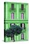 Dolce Vita Rome Collection - Green Building Facade II-Philippe Hugonnard-Stretched Canvas
