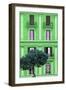 Dolce Vita Rome Collection - Green Building Facade II-Philippe Hugonnard-Framed Photographic Print