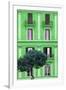 Dolce Vita Rome Collection - Green Building Facade II-Philippe Hugonnard-Framed Photographic Print