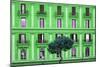 Dolce Vita Rome Collection - Green Building Facade-Philippe Hugonnard-Mounted Photographic Print