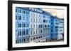 Dolce Vita Rome Collection - Italian Blue Facades-Philippe Hugonnard-Framed Photographic Print