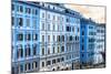 Dolce Vita Rome Collection - Italian Blue Facades-Philippe Hugonnard-Mounted Photographic Print