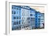Dolce Vita Rome Collection - Italian Blue Facades-Philippe Hugonnard-Framed Photographic Print