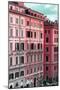 Dolce Vita Rome Collection - Italian Dark Pink Facade-Philippe Hugonnard-Mounted Photographic Print