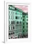 Dolce Vita Rome Collection - Italian Green Facade-Philippe Hugonnard-Framed Photographic Print