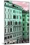 Dolce Vita Rome Collection - Italian Green Facade-Philippe Hugonnard-Mounted Photographic Print