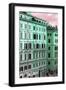 Dolce Vita Rome Collection - Italian Green Facade-Philippe Hugonnard-Framed Photographic Print