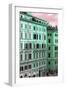 Dolce Vita Rome Collection - Italian Green Facade-Philippe Hugonnard-Framed Photographic Print