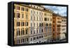 Dolce Vita Rome Collection - Italian Orange Facades-Philippe Hugonnard-Framed Stretched Canvas