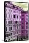 Dolce Vita Rome Collection - Italian Pink Facade-Philippe Hugonnard-Framed Stretched Canvas