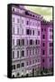 Dolce Vita Rome Collection - Italian Pink Facade-Philippe Hugonnard-Framed Stretched Canvas