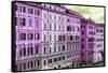 Dolce Vita Rome Collection - Italian Pink Facades-Philippe Hugonnard-Framed Stretched Canvas