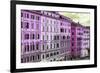 Dolce Vita Rome Collection - Italian Pink Facades-Philippe Hugonnard-Framed Photographic Print