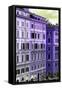 Dolce Vita Rome Collection - Italian Purple Facade-Philippe Hugonnard-Framed Stretched Canvas