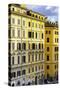 Dolce Vita Rome Collection - Italian Yellow Facade-Philippe Hugonnard-Stretched Canvas