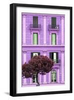 Dolce Vita Rome Collection - Mauve Building Facade II-Philippe Hugonnard-Framed Photographic Print