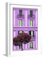 Dolce Vita Rome Collection - Mauve Building Facade II-Philippe Hugonnard-Framed Photographic Print