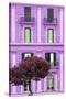 Dolce Vita Rome Collection - Mauve Building Facade II-Philippe Hugonnard-Stretched Canvas