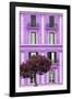 Dolce Vita Rome Collection - Mauve Building Facade II-Philippe Hugonnard-Framed Photographic Print