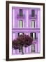 Dolce Vita Rome Collection - Mauve Building Facade II-Philippe Hugonnard-Framed Photographic Print