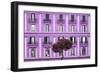 Dolce Vita Rome Collection - Mauve Building Facade-Philippe Hugonnard-Framed Photographic Print