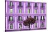 Dolce Vita Rome Collection - Mauve Building Facade-Philippe Hugonnard-Stretched Canvas