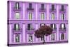 Dolce Vita Rome Collection - Mauve Building Facade-Philippe Hugonnard-Stretched Canvas